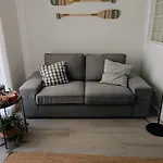 Grey And Green, Modern 2-bedroom Apartment, Ac, Location At Faro's Historic Centre