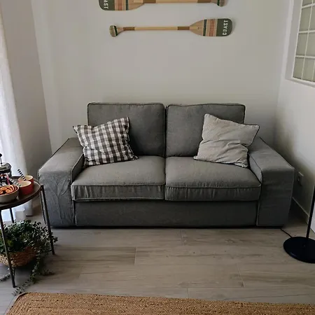 Grey And Green, Modern 2-bedroom Apartment, Ac, Location At Faro's Historic Centre