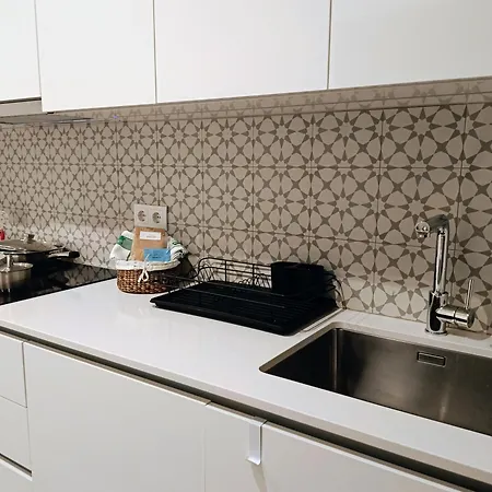 Lejlighed Grey And Green, Modern 2-bedroom Apartment, Ac, Location At Faro's Historic Centre Faro